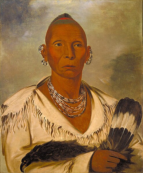 Black Hawk, the Sauk war chief and namesake of the Black Hawk War in 1832