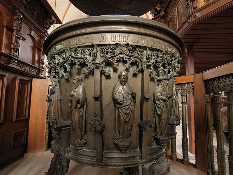 File:Germany Luebeck St Jakobi baptismal font 1.jpg