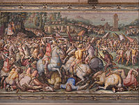 Η νίκη της Φλωρεντίας επί της Πίζας στην Torre San Vincenzo, 1568 – 1571, Φλωρεντία, Palazzo Vecchio, Salone dei Cinquecento