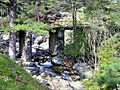 Pont de la D 963 sur la Melaja.