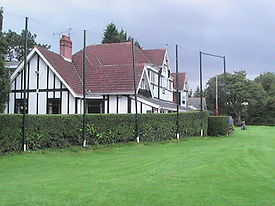 The Clubhouse from the 18th fairway Glamorganshire clubhouse.JPG