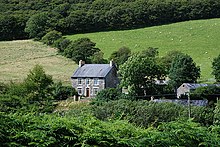 Glanrafon - an example of a traditional Ceredigion farm Glanrafon farm - geograph.org.uk - 1421002.jpg