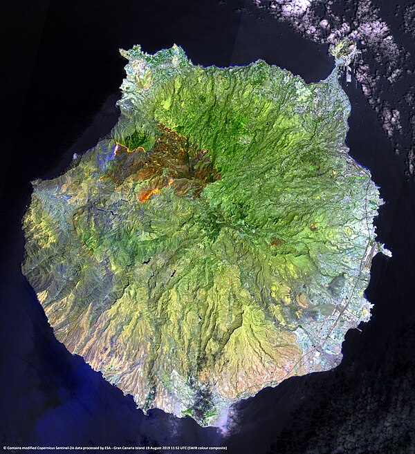 A major eruption of Gran Canaria took place around 14 million years ago.