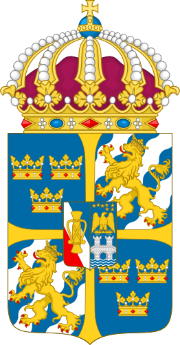 File:Great coat of arms of Sweden (shield).svg