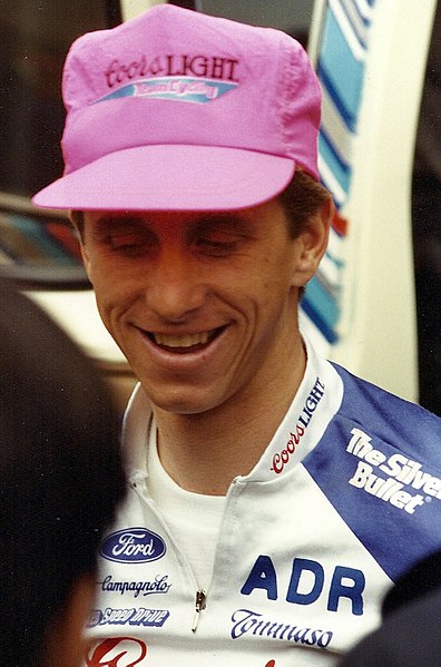 LeMond in 1989 at the Tour de Trump