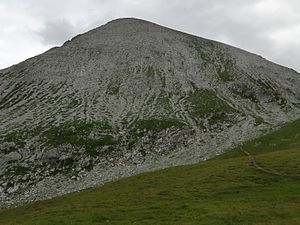 The Grießkopf seen from the Kaiserjoch