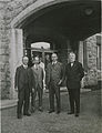 Group of principals attending the clinical congress of surgeons of America, and comprising Sir William Taylor, KBE, Col Scrimger, VC, Lt Col Armstrong, CMG, Sir Berkeley Moynihan, KCMG (HS85-10-37941).jpg