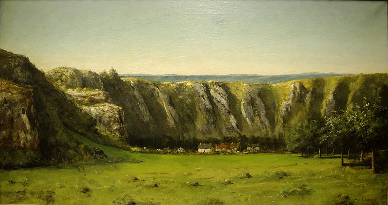 File:Gustave Courbet-The rock of Ten Hours-1855.jpg