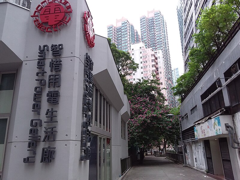 File:HK 上環 Sheung Wan 水坑口街 12 Possession Street 香港電燈公司 HK Electruc Co property shop Smart Power Gallery name sign November 2018 SSG 01.jpg