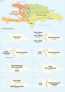 Haiti und Dominikanische Republik – Gebietsentwicklung ab 1492