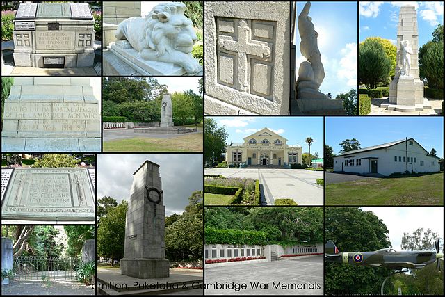 Hamilton, Puketaha & Cambridge war memorials