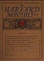 Thumbnail for The Harvard Monthly