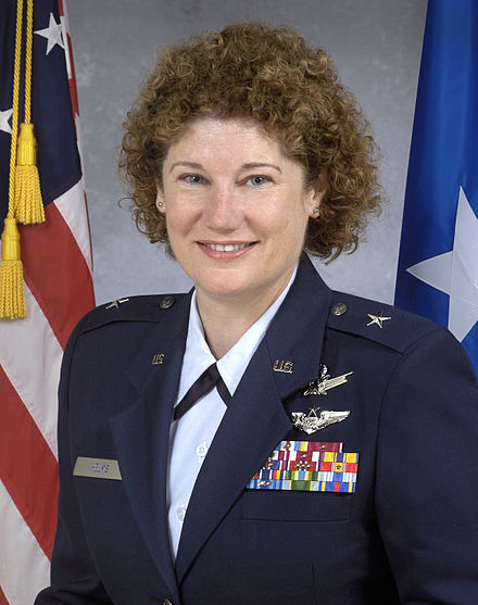 Helms as a brigadier general in the U.S. Air Force