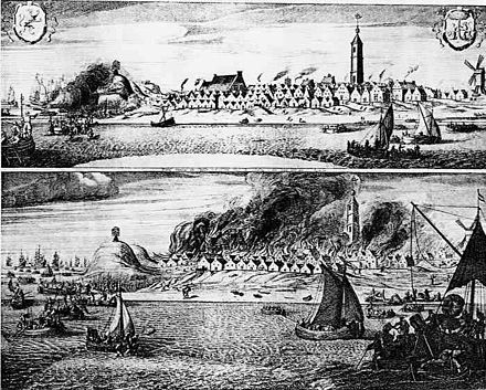 Holmes's Bonfire: the burning of West-Terschelling