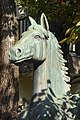 Statue of a horse at Nambayasaka, a Shinto shrine in Naniwa-ku, Osaka.