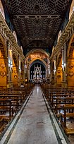 Interior of the church of Santo Domingo