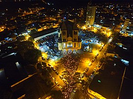 Vista parcial da cidade de Artorga.