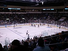 Rapid City Rush vs Missouri Mavericks at Silverstein Eye Centers Arena on February 18, 2011. Independence Events Center.jpg