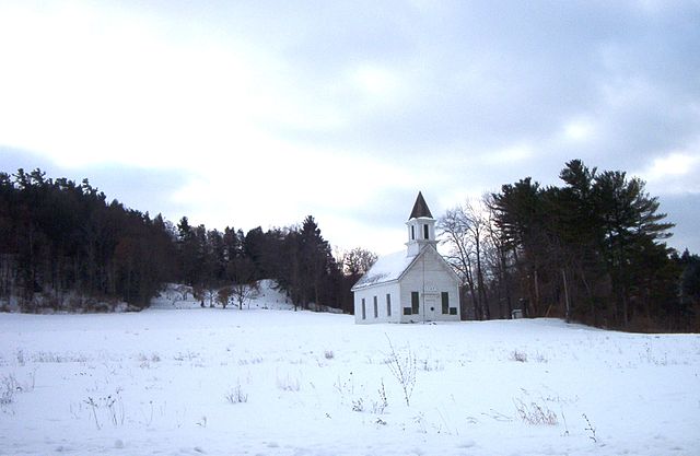 Indian Castle Church is the only building still standing that was associated with the Mohawk at Canajoharie. It was erected in 1769 by Sir William Joh