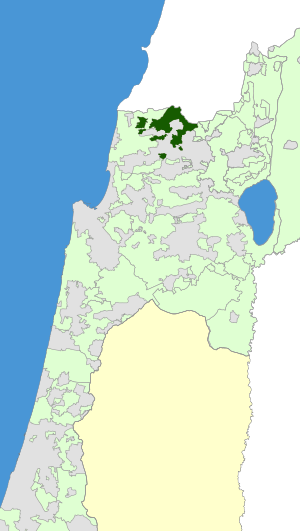 Israelin kartta - Ma'ale Yosefin alueneuvosto zoomin.svg