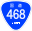 Japanese National Route Sign 0468.svg