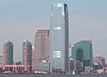 Veduta della Goldman Sachs Tower dal fiume Hudson.