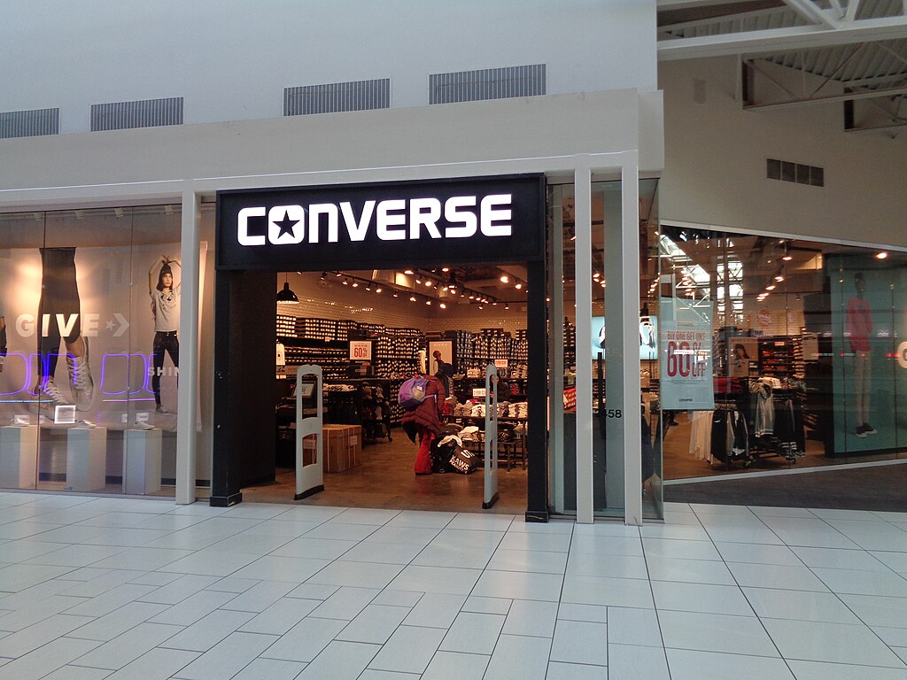 converse at the mall