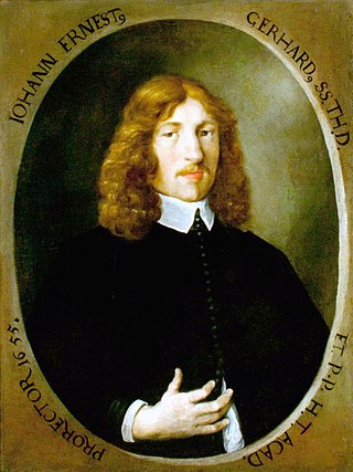 <span class="mw-page-title-main">Johann Ernst Gerhard the elder</span> German Lutheran theologian (1621-1668)