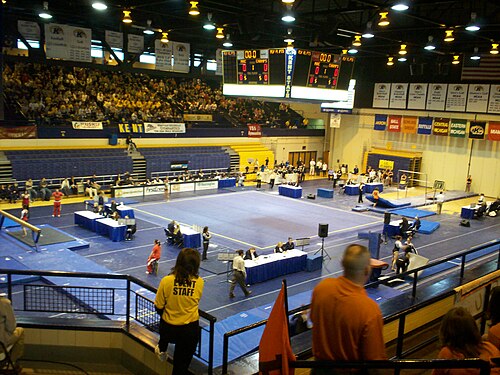 KSU hosted the 2008 MAC Championships, their fifth time hosting and tenth championship meet victory.