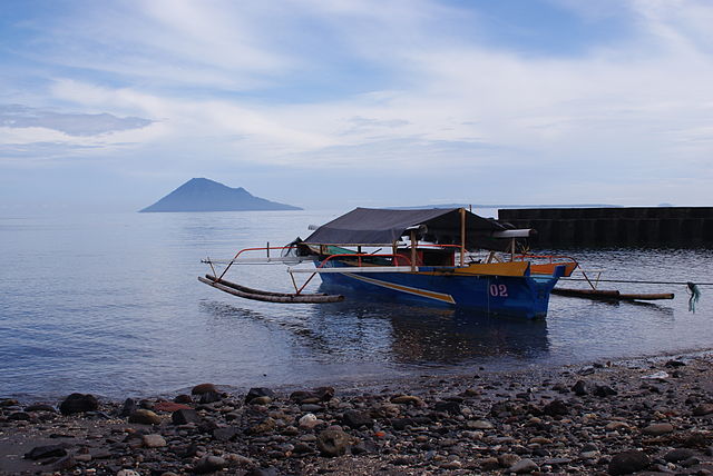 Southern border of Celebes Sea. Kalasey Beach in Bunaken Island, North Sulawesi