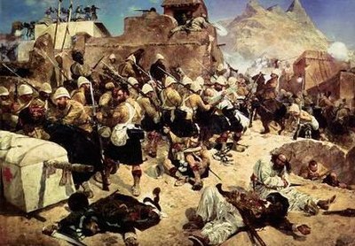 92nd Highlanders at Kandahar by Richard Caton Woodville (1856–1927)