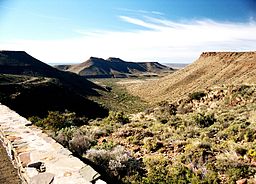 Vy över Karoo nationalpark