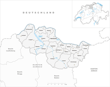 Karte Gemeinden des Bezirks Zurzach 2014.png