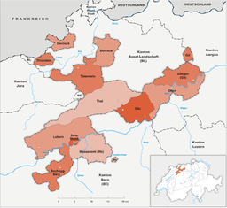 Kanton Solothurn: Indelning och organ, Geografi, Historik