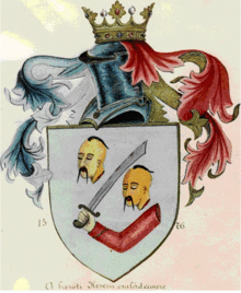 Baróti Keserű család címere