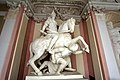 Equestrian monument of King John III inside the Wilanów Palace