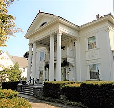 The Knox Mansion was built in 1889 by Knox gelatin magnate Charles Knox It is listed on the National Register of Historic Places (NRHP)