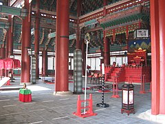 Ámbito del trono real de Corea (Trono del Fénix,[67]​ Inworobongdo).[68]​
