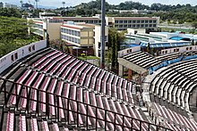 Likas Stadium which is the home stadium for Sabah FA. KotaKinabalu Sabah LikasStadium-07.jpg