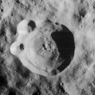 Krasnov (crater) lunar crater