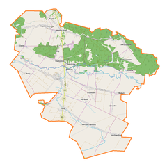 Mapa lokalizacyjna gminy Księżpol