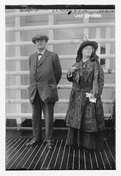 Lord and Lady Rhondda (presumed early 1900s)