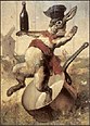 Reproduction de l’enseigne du Lapin à Gill.