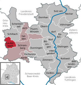Poziția localității Lauterbach