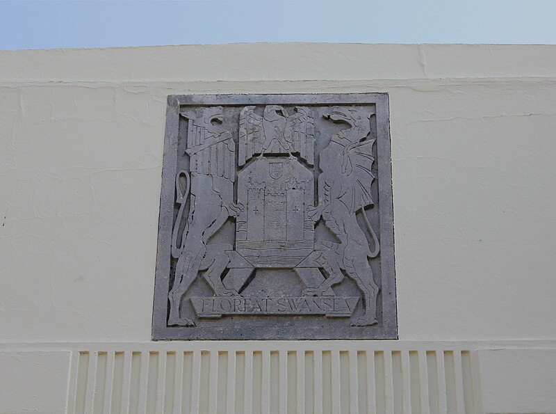File:Library Coat of Arms, Mumbles, Wales.JPG