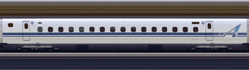 File:Line scan photo of Shinkansen N700A Series Set G13 in 2017, car 15.png