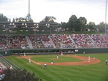 Japan vs. Mexico in a Pool C game Little League Volunteer Stadium game.jpg