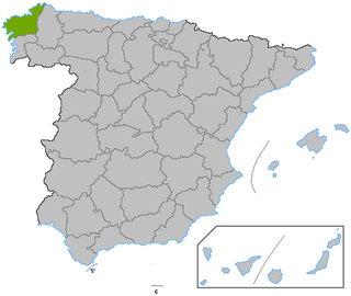 Poziția regiunii A Coruña