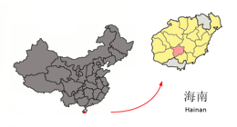 Wuzhishan – Mappa