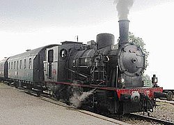 Locomotive Krupp en gare de Vigy.